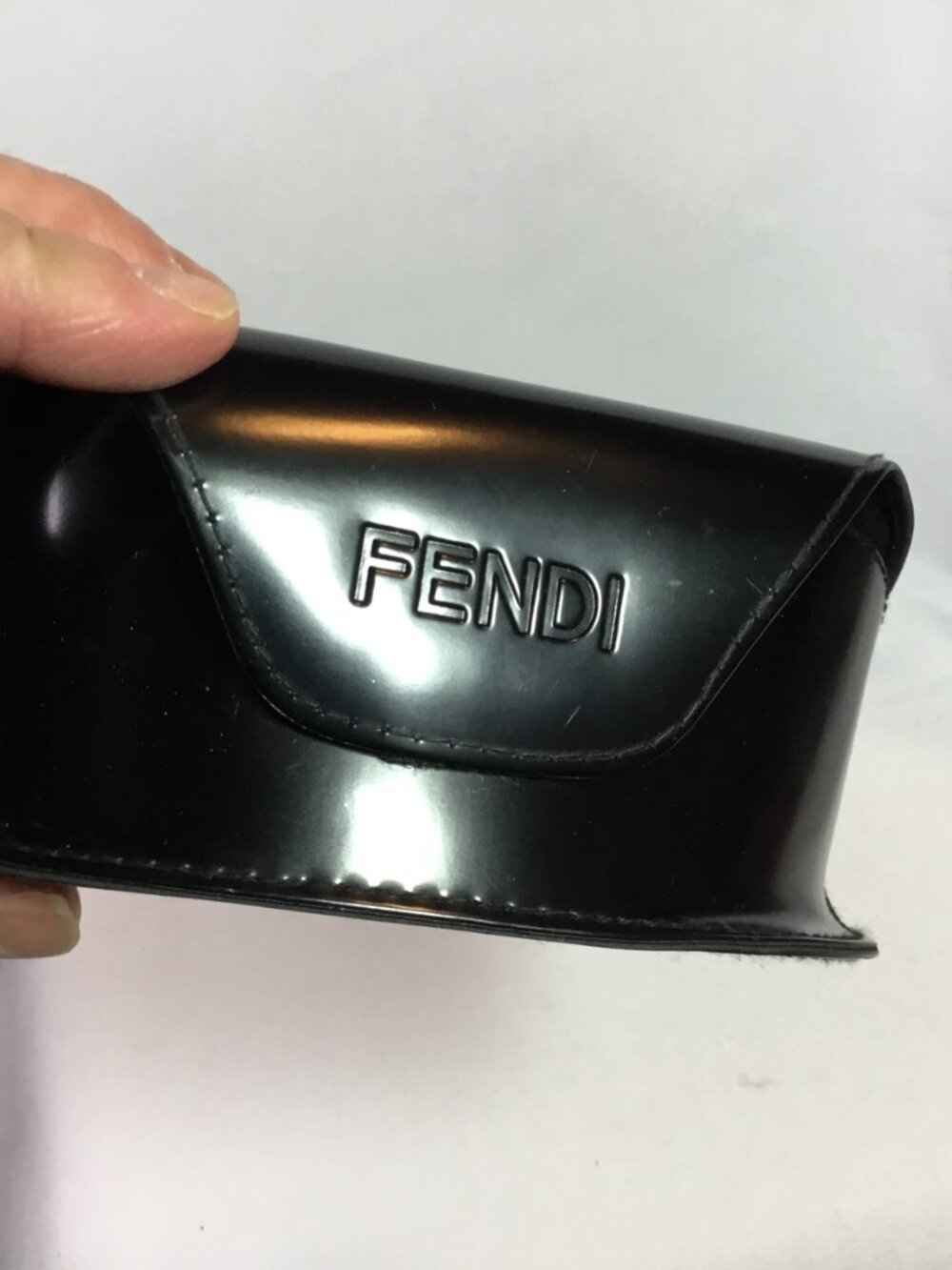 Fendi - Black Large Semi-hard Felt Lined Eyeglasses/Sunglasses Case